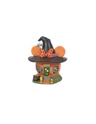 Figura decorativa enesco disney mickey & minnie minnie casa calabaza