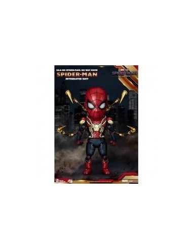 Figura beast kingdom egg attack marvel spider - man no way home traje integrado