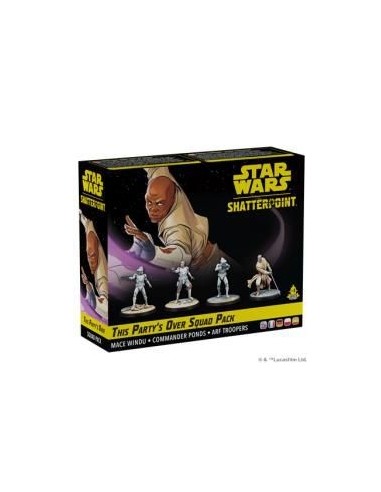 Juego de mesa star wars shatter point his partys over squad pack