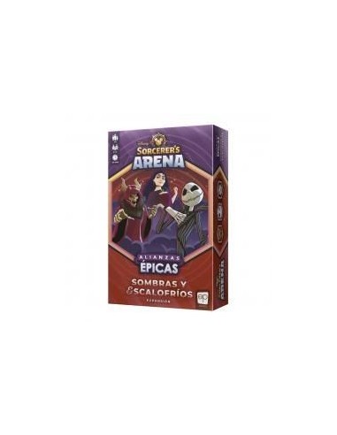 Juego de mesa disney sorcerer arena sombras y escalofrios expansion edad recomendada 13 años