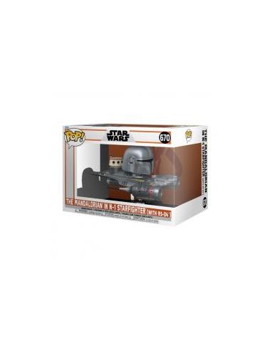 Funko pop rides mandalorian mandaloriano & n - 1 starfighter 76549