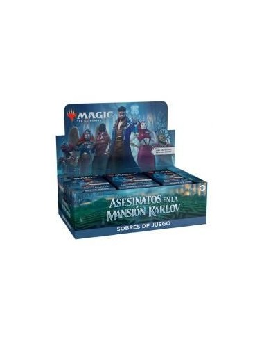 Caja de sobres magic the gathering sobres de juego asesinatos en la mansión karlov español