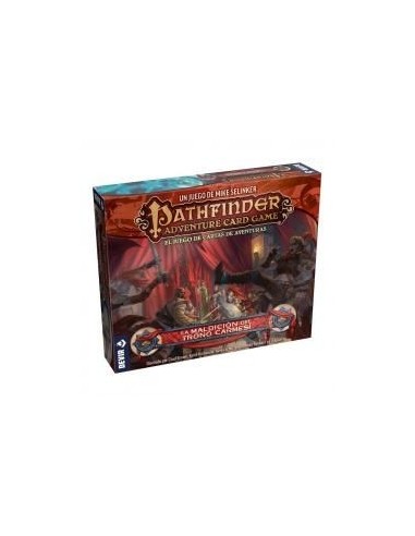 Jueo de cartas devir aventuras de panthfinder expansión la maldición del trono carmesí