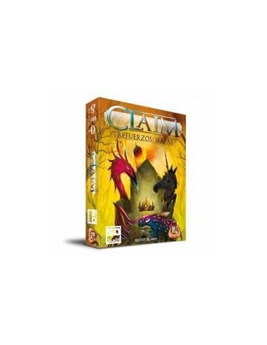 Juego de mesa claim refuerzos: mapas pegi 10