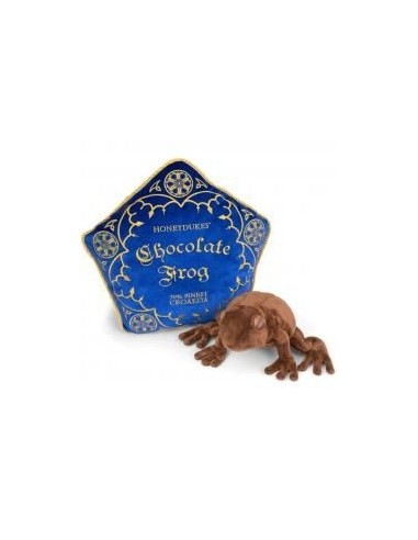 Peluche the noble collection harry potter rana de chocolate + cojin