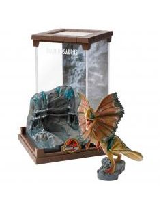 Figura the noble collection jurassic park dilophosaurus bendyfig diorama