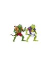 Pack 2 figuras neca ranas genghis & rasputin  scale action figure tmnt cartoon re - run