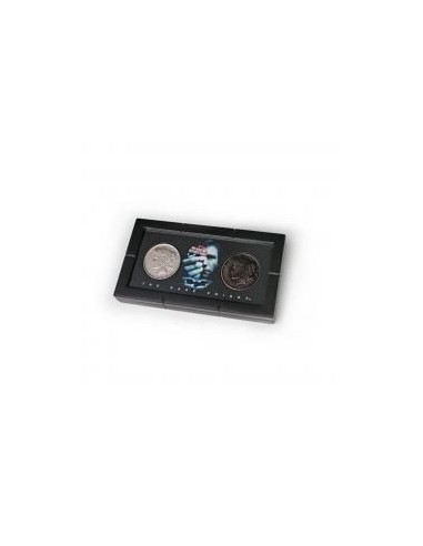 Set de 2 monedas the noble collection caballero oscuro harvey dent en caja dlx