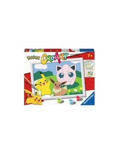 Kit para pintar con números ravensburger creart serie d pokemon: clasicos