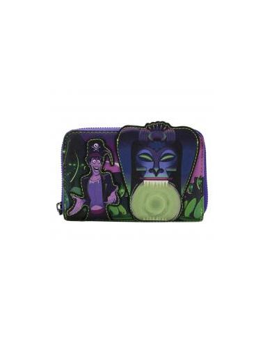 Cartera loungefly funko disney tiana y el sapo dr. facilier lenicular