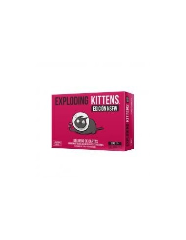 Juego de mesa asmodee exploding kittens nsfw pegi 18