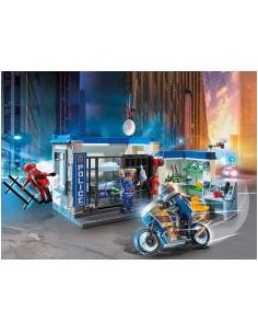 Playmobil ciudad policia escape de la prision