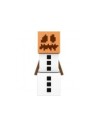 Figura mattel minecraft golem de nieve accesorios