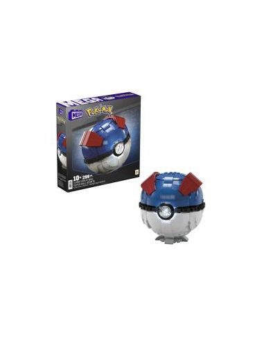 Figura mattel mega construx pokemon jumbo great ball 299 pcs