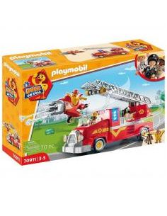 Playmobil duck on call camion de bomberos