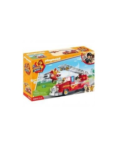 Playmobil duck on call camion de bomberos