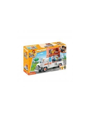 Playmobil duck on call camion ambulancia