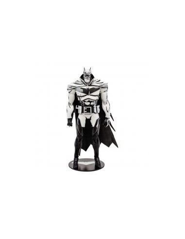 Figura mcfarlane toys dc multiverse 7in -  batman (batman: white knight)(line art)(gold label)