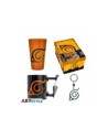 Pack premium abysse naruto shippuden 4 articulos vaso largo taza llavero & caja personalizada