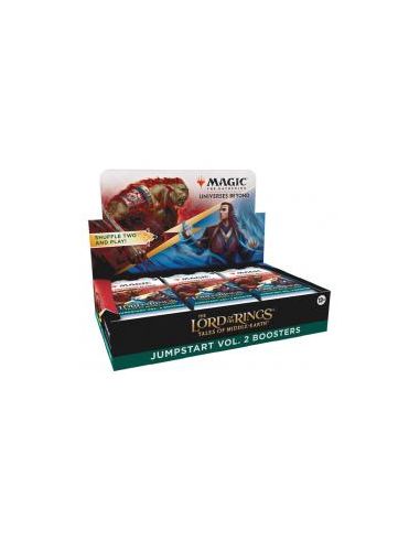 Caja de cartas  magic the gathering lord of the rings tales of middle - earth jumpstart vol. 2 inglés