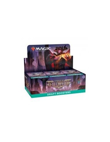 Juego de cartas wizards of the coast magic the gathering streets of new capenna caja de sobres draft (36) inglés