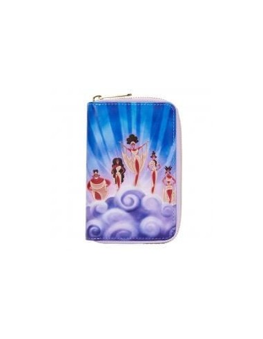 Cartera monedero loungefly funko disney hercules musas nubes zip around wallet