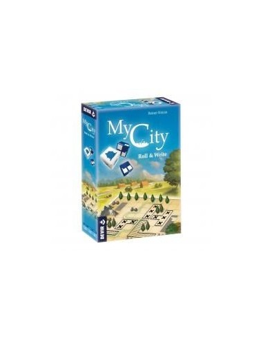 Juego de mesa my city roll and write