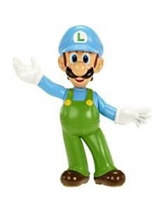 Figura nintendo w1 luigi de hielo 2.5pulgadas edición limitada