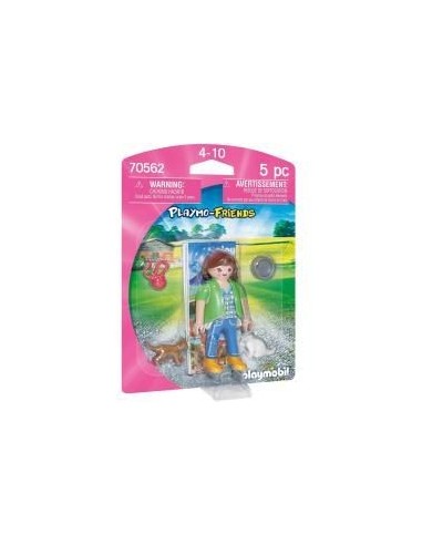 Playmobil mujer con gatitos