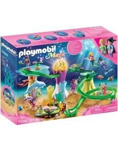 Playmobil cala de sirenas con cupula iluminada