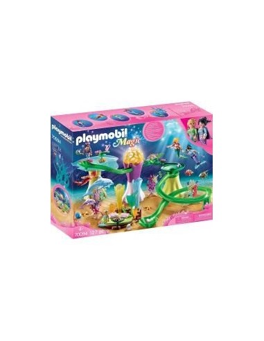 Playmobil cala de sirenas con cupula iluminada