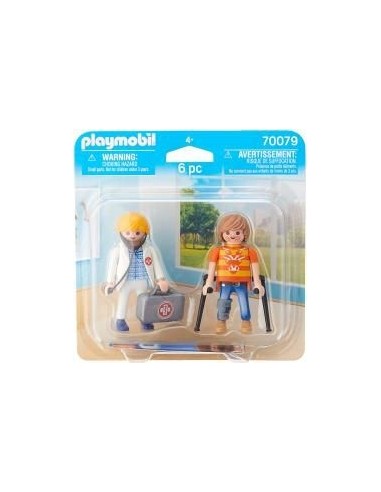 Playmobil duo pack doctora y paciente