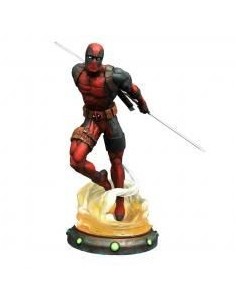 Figura diamond collection gallery marvel deadpool base efecto pvc