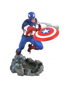 Figura diamond collection marvel avengers vs. capitan america figura 25 cm diorama pvc marvel comic gallery