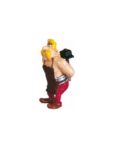 Figura plastoy asterix & obelix herrero esautomatix pvc