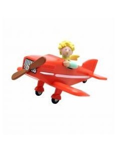 Figura plastoy series tv el principito principito en su avion pvc