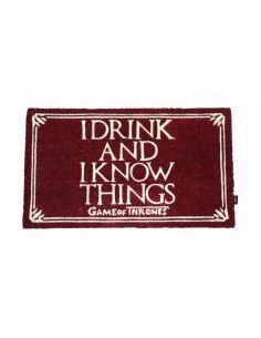 Felpudo game of thrones i drink and i know things