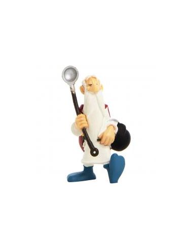 Figura plastoy asterix &obelix panoramix con marmita pvc 9 cm