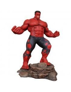 Figura diamond select toys marvel gallery diorama red hulk