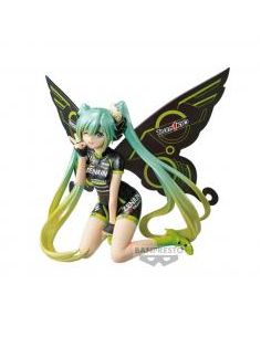 Figura banpresto hatsune miku racing chronicle racing miku 2017 team ukyo cheering ver