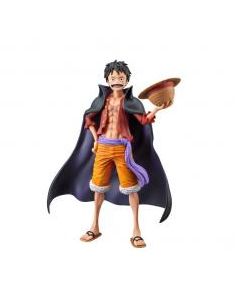 Figura banpresto one piece monkey d luff 2 grandista nero