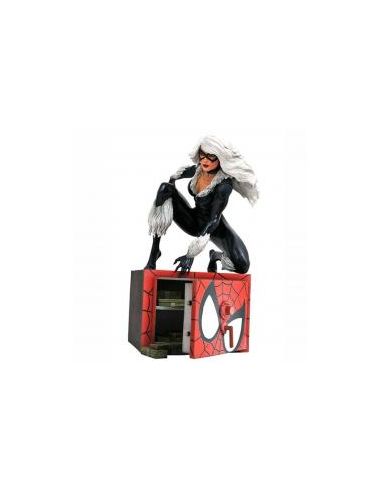 Figura diamond select toys marvel comic gallery diorama black cat