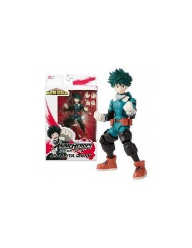 Figura articulada bandai my hero academia izuku midoriya