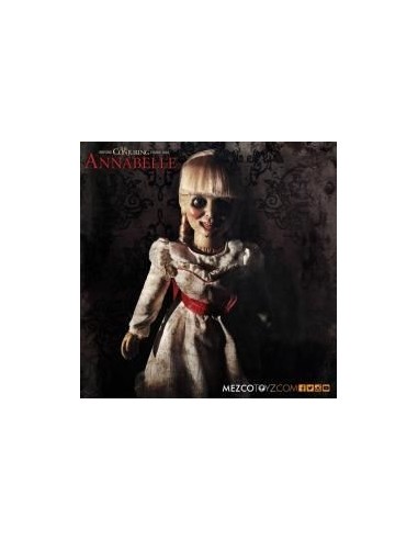 Replica mezco toyz  muñeca annabelle 45 cm the conjuring re - issue