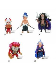 Figura banpresto one piece world collectable wanokuni onigashima 9 unidad aleatoria