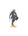 Figura diamond select star wars premier collection the mandalorian the mandalorian con the child grogu