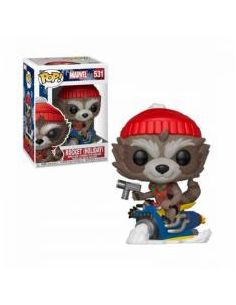 Funko pop marvel guardianes de la galaxia rocket version navideña 43334