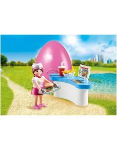 Playmobil special plus camarera con mostrador huevo de pascua