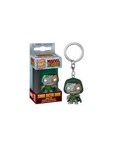 Funko pop keychain llavero marvel dr doom zombie 54385