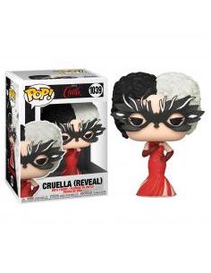 Funko pop disney cruella emma stone cruella de vil con vestido rojo 54467